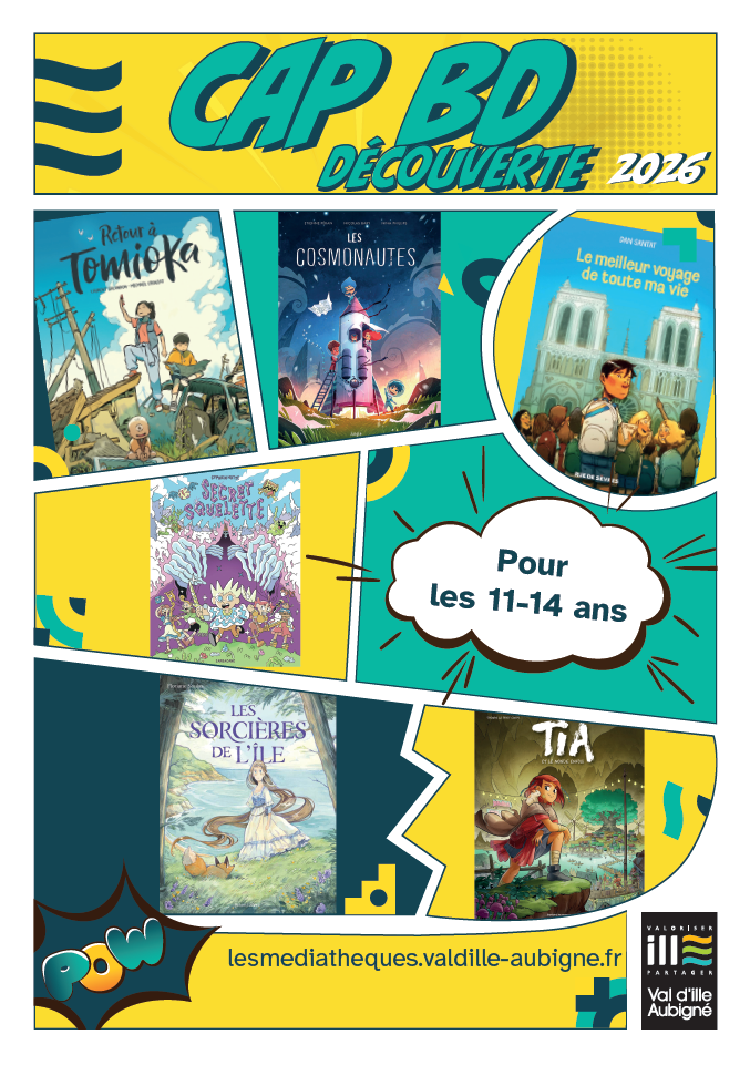 Affiche CAP BD decouverte 2026