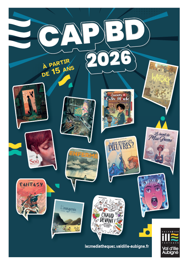 Affiche CAP BD 2026